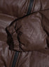 Dark Brown F - Leather Jacket - Khotwh